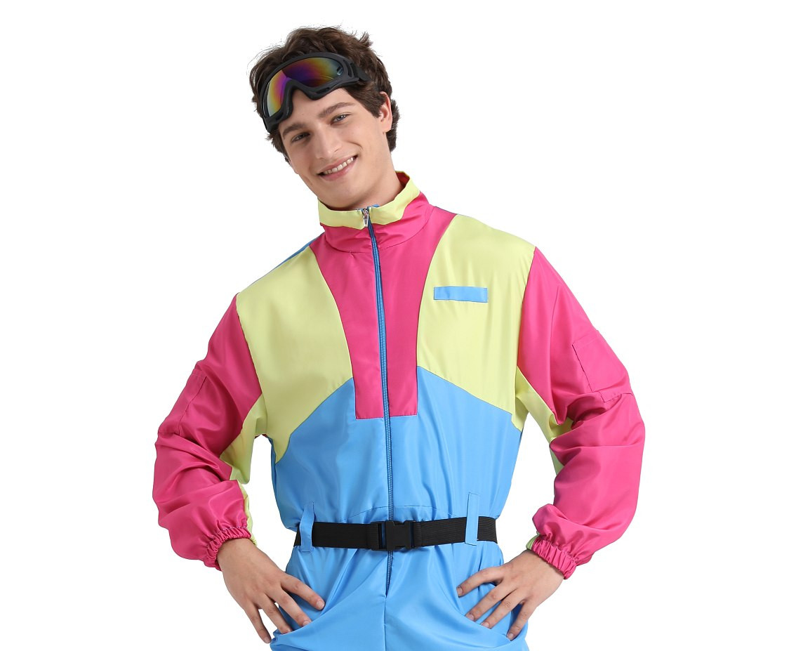 Role play set for men Ski Suit (jumpsuit, ski goggle, belt), size 52 EOL